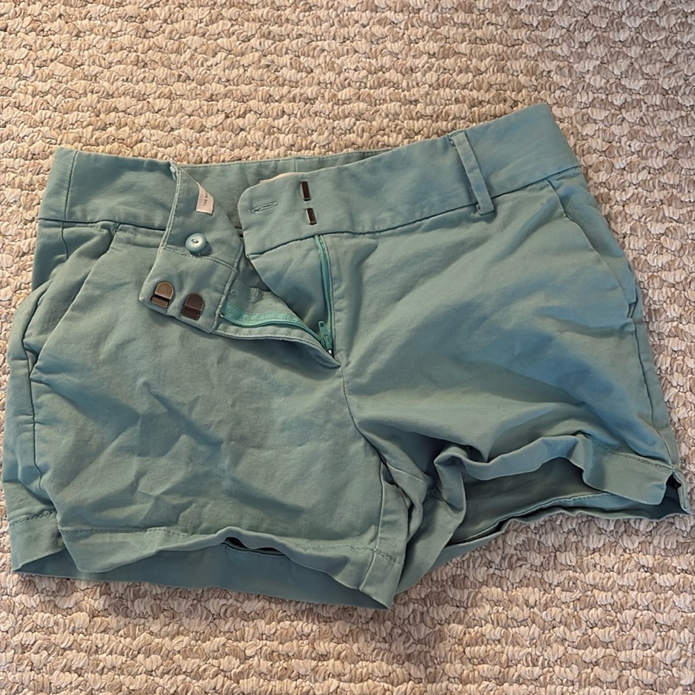 Loft Riviera shorts, 4” inseam - teal